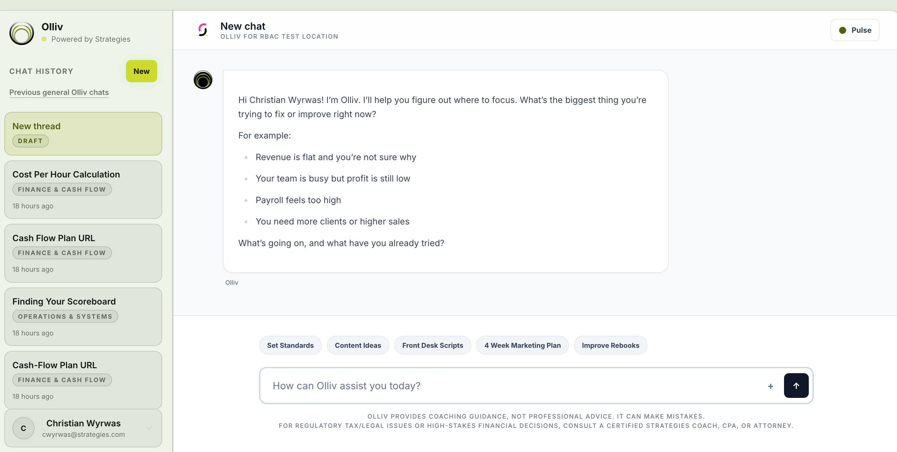 Olliv Command Center feature preview 6